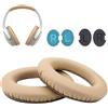 WADEO Auricolari di Ricambio, per Bose QC45/QC35/QC25/QC15/QC2/AE2/AE2W, 2 pezzi Cuscino Auricolari in schiuma, Cuffie di Ricambio per Cuffie Bose QuietComfort