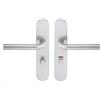 Bricard 666466 Set maniglie in acciaio inox su piastra Tempo New Wave Porta del WC (a condanna e appariscente)