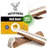 RF - Deer Corno di Cervo per Cani 100% Naturale Osso di Cervo per Cani Masticativi Naturali, Giochi e Snack Bocconcino per Cane Taglia M SOFT Version 41-70 g 11-13 cm 1 pezzo
