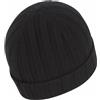 Hat You Berretto Risvolto Coste 80% Lana Nero
