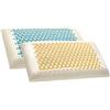 EVERGREENWEB MATERASSI & BEDS Evergreenweb - Coppia Cuscini Memory Foam, Modello Saponetta Air Massage Alti 12 cm, Doppia Fodera Silver e Cotone Naturale, Guanciali Letto Ideali per Cervicale, Traspiranti Termosensibili Antiacaro