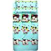 hermet Completo letto Lenzuola Disney Mickey Topolino Una Piazza e mezza sopra + sotto con angoli + 1 federa