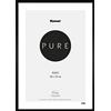 Komar Cornice portafoto in Legno Nero, 50 x 70 cm, con Vetro Acrilico Trasparente