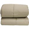 Gabel Trapunta Matrimoniale Gabel Chromo Puro Cotone 260x260 cm Double Face Lino