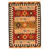 Kilim Carpets by Jalal, Tappeto Kilim Sivas 2 140 X 200 cm Rosso/Multicolore