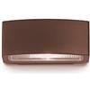 Ideal Lux Andromeda AP1 Applique Lampada da Parete LED E27 Esterno IP55 - Coffee