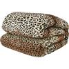 SaRani Trapunta Piumone Matrimoniale Singola Invernale Fantasia Leopardata Animalier (Una piazza e mezza)