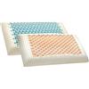 EVERGREENWEB MATERASSI & BEDS Evergreenweb - Coppia Cuscini Memory Foam, Modello Saponetta Air Massage Alti 12 cm, Doppia Fodera Silver e Cotone Naturale, Guanciali Letto Ideali per Cervicale, Traspiranti Termosensibili Antiacaro