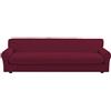 BANZAII TEXTILE INNOVATOR ONLINE Banzaii Copridivano 4 Posti + Cuscino 4 Posti, Bielastico, Antimacchia, Bordeaux Made in Italy