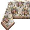Confezioni.Giuliana Tovaglia gobelin jacquard copritavolo fiori ALBA classico dis. H 140x140/180/220/240 (Rotondo 180)