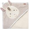 Fehn Poncho bagno con cappuccio Lama - Asciugamano in spugna | Assorbente e morbido, con cappuccio e motivo animale - asciugamano da bagno per neonati e bambini dalla nascita