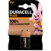 DURACELL TRANSISTOR 9V PLUS POWER - BLISTER 1 BATTERIA 6LF22/LM1604-MELDU0503