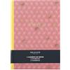 DRAEGER PARIS 1886 44002076, Set di 3 quaderni a righe, formato A5, colore: rosa, verde