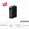 Dahua PFS4210-8GT-DP-V2 - Switch Industriale PoE Watchdog 8 Porte + 2 Porte Fibra +1 Porta Console - Versione S2 Dahua