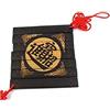 lachineuse Decorazione Ciondolo in bambù - Ideogramma del Mot Fortune - Feng Shui