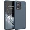 kwmobile Custodia Compatibile con Xiaomi 11T / 11T Pro Cover - Back Case per Smartphone in Silicone TPU - Protezione Gommata - ardesia scuro