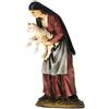 Argenplast srl Statuina per presepe Vecchia con agnello cm.12 stile 700