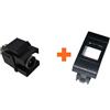 LINK Keystone presa TV diretta IEC maschio compatibile Abb Elos