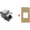 LINK Keystone presa TV diretta IEC maschio compatibile ave blanc