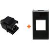LINK Keystone presa TV diretta IEC maschio compatibile Ave Noir