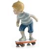 ROYAL COPENHAGEN Statuina Bimbo Sullo Skateboard
