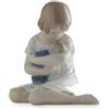 ROYAL COPENHAGEN Statuina Bimba Con Bambola Mini