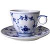 ROYAL COPENHAGEN Tazza Caffè Con Piattino Blue Fluted Plain