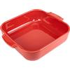 PADERNO PEUGEOT Pirofila Quadra Cm 22.5x22.5 Appolia Red