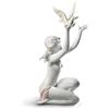 LLADRO Statua Nudo Con Colomba