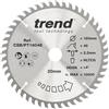 TREND CraftPro TCT circolare, finitura, diametro 160 mm, 48 denti, foro 20 mm, punta in carburo di tungsteno, per legno duro, compensato e laminato di truciolato