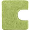 Kleine Wolke 4071615130 Seattle - Tappetino WC Tappeto da Bagno, Poliestere, 55 x 50 x 3 cm, Verde Kiwi
