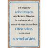 Schatzmix Blechschild Spruch zu Schnell aufsteht. Metallschild 20x30 Deko Tin Sign Targa di Metallo da Parete, Lamiera, Multicolore, 20x30 cm