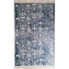 MANI TEXTILE TPS_MEDAILL_BLE120 Tappeto, Poliestere, Blu, 120 x 180