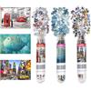 LUUFAN Confezione da 3 mini puzzle per adulti, 150 pezzi, che sfidano un piccolo puzzle da 6 x 4 pollici giocattolo di intrattenimento per la casa (Londra, Time Square, pesce e casa))