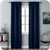 GIRASOLE HOME Coppia Tende Blu Oscuranti Termiche Morbide Tinta Unita Tenda Isolante per Soggiorno Camera e Interni 2 Pannelli con Tasca 70x238cm