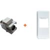 LINK Keystone presa TV diretta IEC maschio compatibile Bticino Now