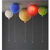 LIUNIAN Plafoniera a palloncino colorato Lampada a soffitto moderna semplice, Lampadario decorativo per camerette per bambini, 25 cm di diametro, con lampadina da 5W