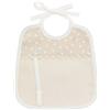 Bavaglino Portaciuccio da Ricamare Beige con Cuori