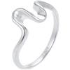 Elli (ELJW5) Anello Eternity Wishbone a V Donna argento - 0606751217_58