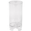 Rayher stampo per candela cilindrico, piatto, 10cm, 5cm ø, con stoppino e ago, per colare candele fai da te, 3117100