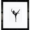 LANARTE Kit Punto Croce Contato SAGOMA di Balletto II Decorativi per Pareti ca. 11,5 x 14,5 cm Set Fai da Te Creativo Adulti Ricamo Casa Decor Arte da Parete Kit per Hobby Cross Stitch