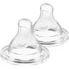 Chicco Tettarella Perfect 5 0m In Silicone 1 Foro 2 Pezzi