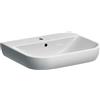 GEBERIT - SMYLE LAVABO MONOFORO 60 CM. IN VETROCHINA BIANCO 500.228.01.1