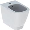 GEBERIT - SMYLE SQUARE BIDET A PAVIMENTO BTW FILO PARETE CON FISSAGGIO NASCOSTO BIANCO 500.841.00.1