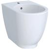 GEBERIT - ACANTO BIDET A PAVIMENTO BTW FILO PARETE CON FISSAGGIO NASCOSTO BIANCO 500.603.01.2