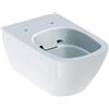 GEBERIT - SMYLE SQUARE VASO SOSPESO RIMFREE A CACCIATA CON FISSAGGIO NASCOSTO BIANCO 500.208.01.1