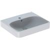 GEBERIT - SMYLE SQUARE LAVAMANI 50 CM. MONOFORO IN VETROCHINA BIANCO 500.256.01.1