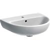 GEBERIT - SELNOVA LAVAMANI 50 CM. MONOFORO IN VETROCHINA BIANCO 500.295.01.7