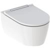 GEBERIT - ONE VASO WC SOSPESO SOSPESO A CACCIATA TURBOFLUSH CON SEDILE BIANCO KERATECT 500.202.01.1