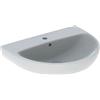 GEBERIT - SELNOVA LAVABO 65 CM. MONOFORO IN VETROCHINA BIANCO 500.297.01.7